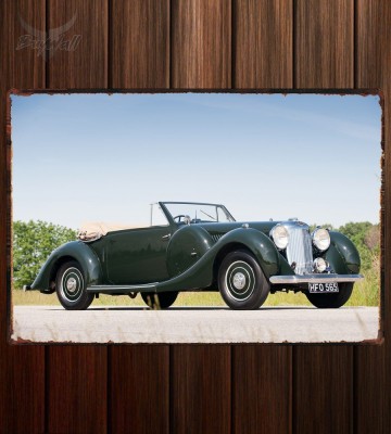 Металлическая табличка Lagonda LG6 Drophead Coupe